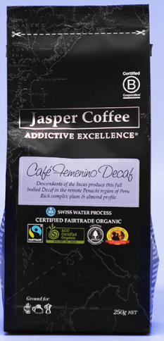 Jasper Coffee - Peru Decaf ground 250g
