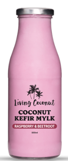 Living Coconut - Raspberry Beetroot Kefir 500ml