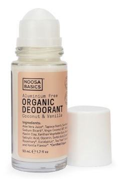 Noosa Basics - Deodorant Roll On Coconut & Vanilla 50ml