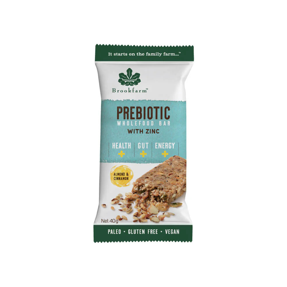 Brookfarm - Almond Cinnamon Prebiotic Bar 40g