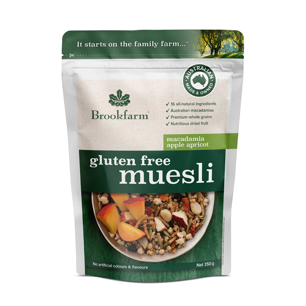 Brookfarm - Natural Muesli Apple Apricot 500g