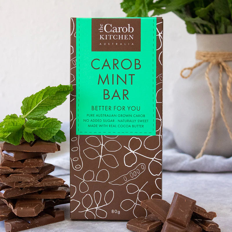 Carob Kitchen - Mint Carob Bar 80g