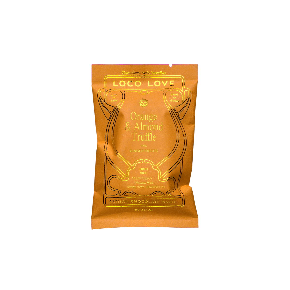 Loco Love - Orange & Almond Truffle Single 35g
