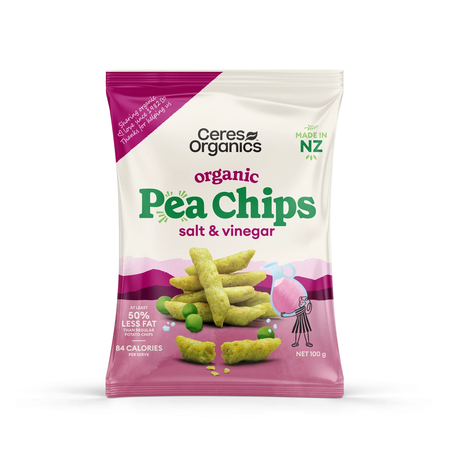 Ceres Organic - Pea Chips Salt And Pepper