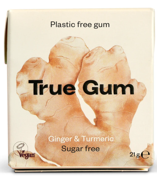 True Gum - Ginger And Tumeric 21g