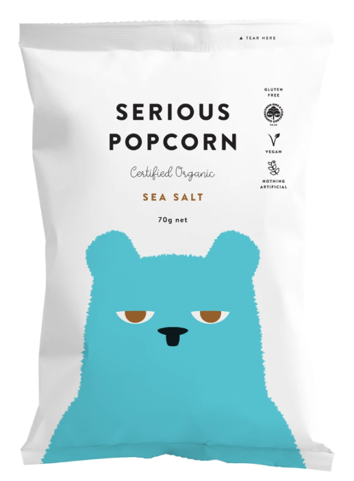Serious Foods Co - Sea Salt Popcorn 70g