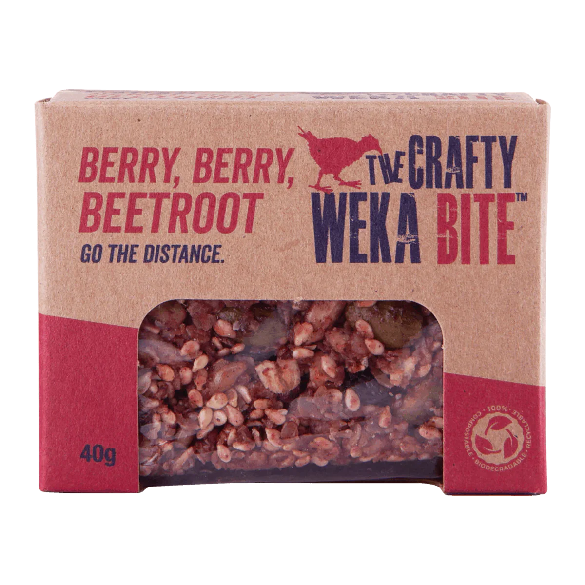 Crafty Weka - Berry Berry Bar 40g