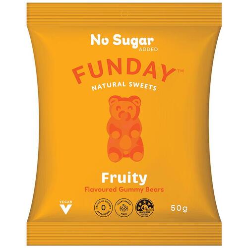 Funday - Fruity Gummy Bears 50g