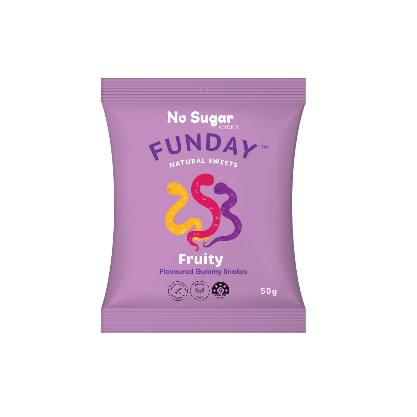 Funday - Fruity Gummy Snakes 50g