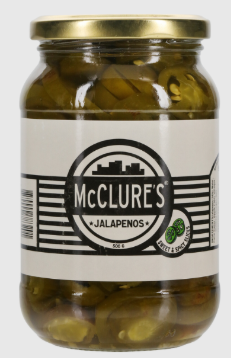 McClures - Jalapenos Sweet & Spicy Sliced 500g