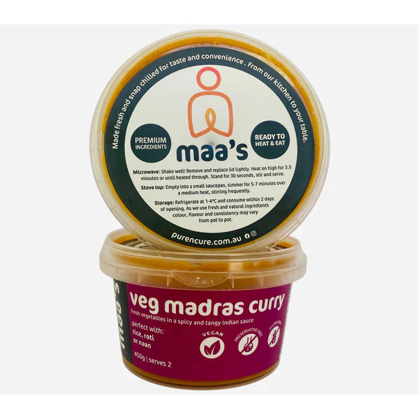 Maa's - Veg Madras Curry 400g