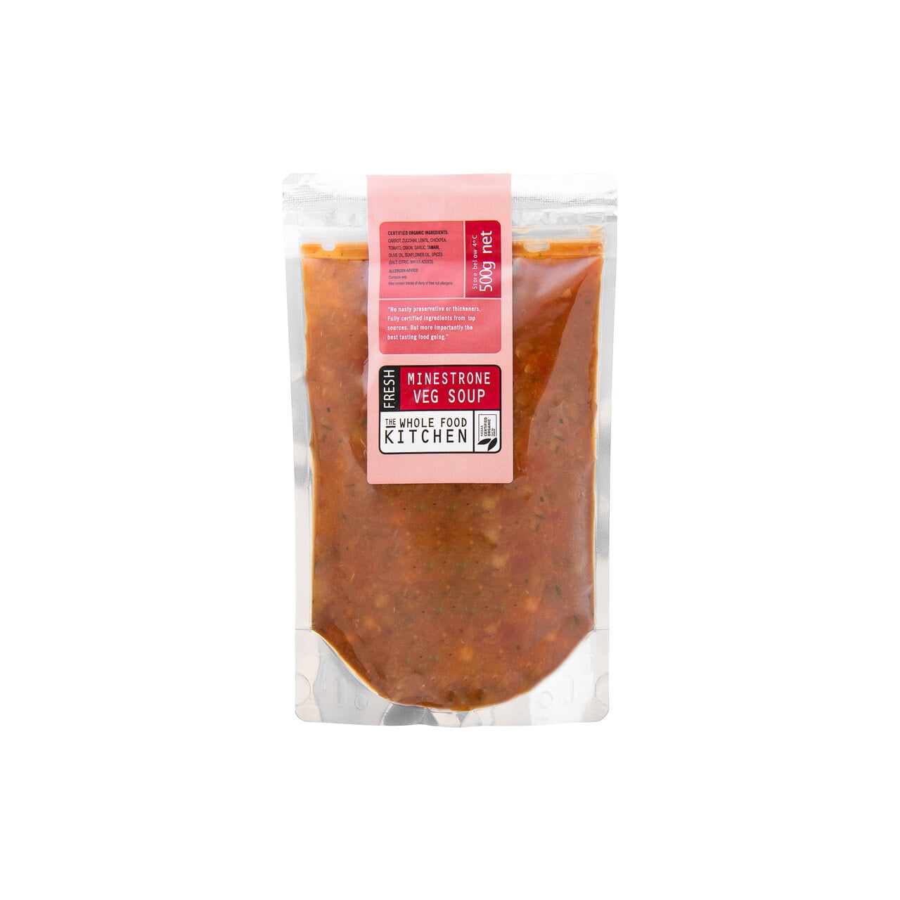 Wholefood Kitchen - Minestrone Soup 500g