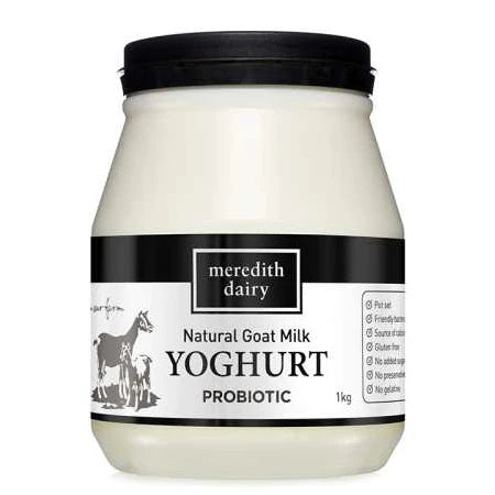 Meredith Dairy - Natural Goat Milk Yogurt Black 1kg