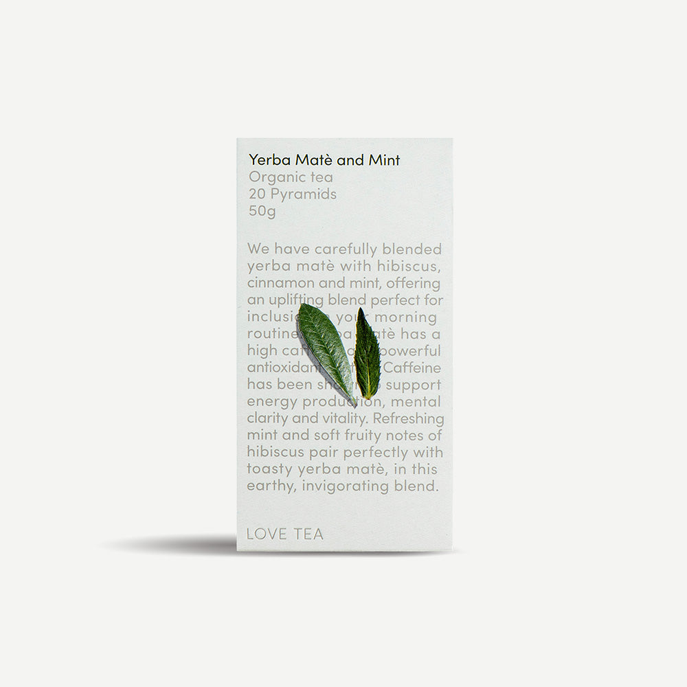 Love Tea - Yerba Mate & Mint Pyramids 20g