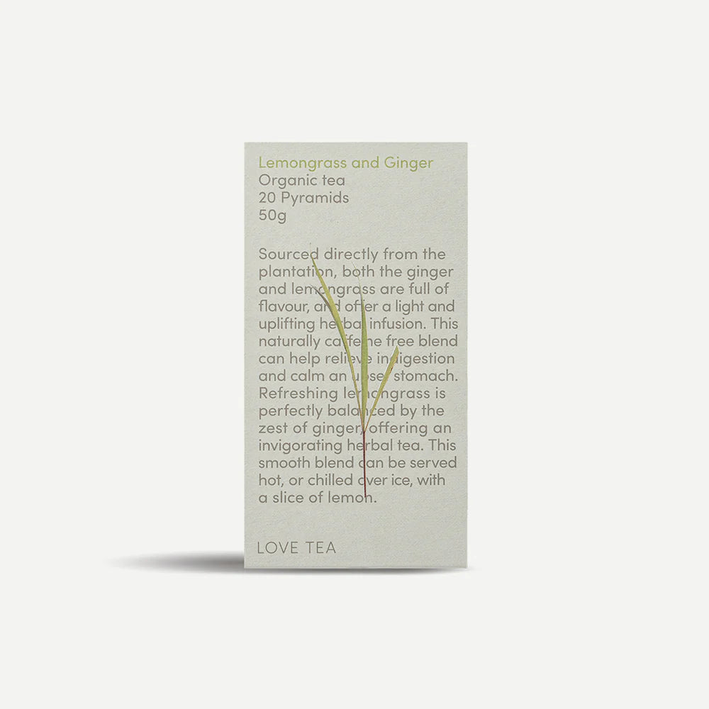 Love Tea - Lemongrass Ginger 20 bags