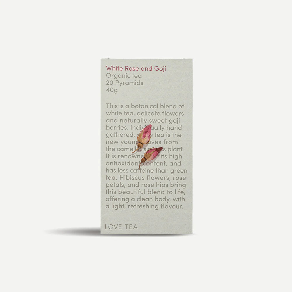 Love Tea - White Rose & Goji Loose Leaf 50g