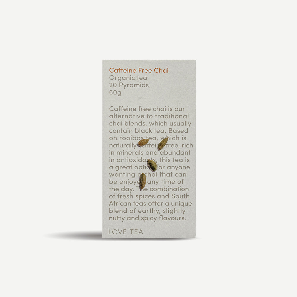 Love Tea - Chai Caffeine Free Pyramids 20pk