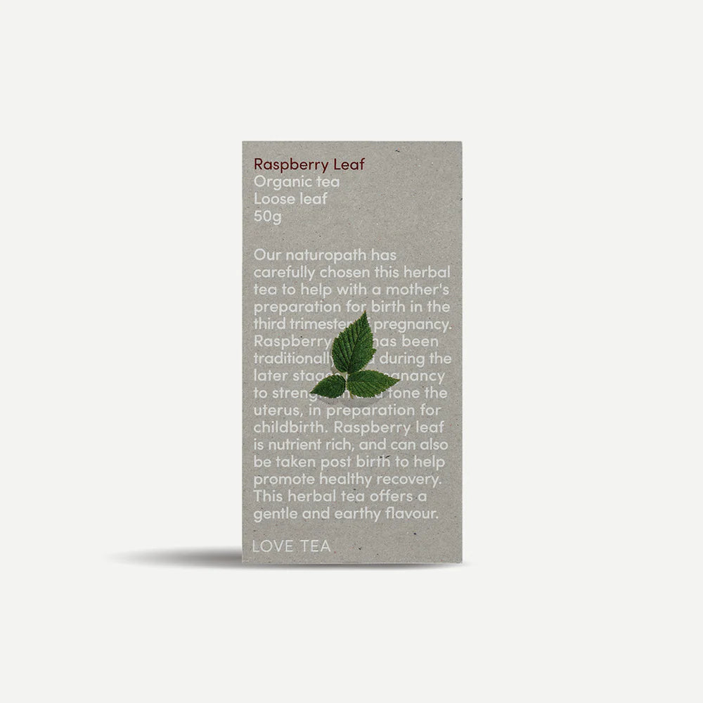 Love Tea - Raspberry Leaf Organic Loose Leaf 50g