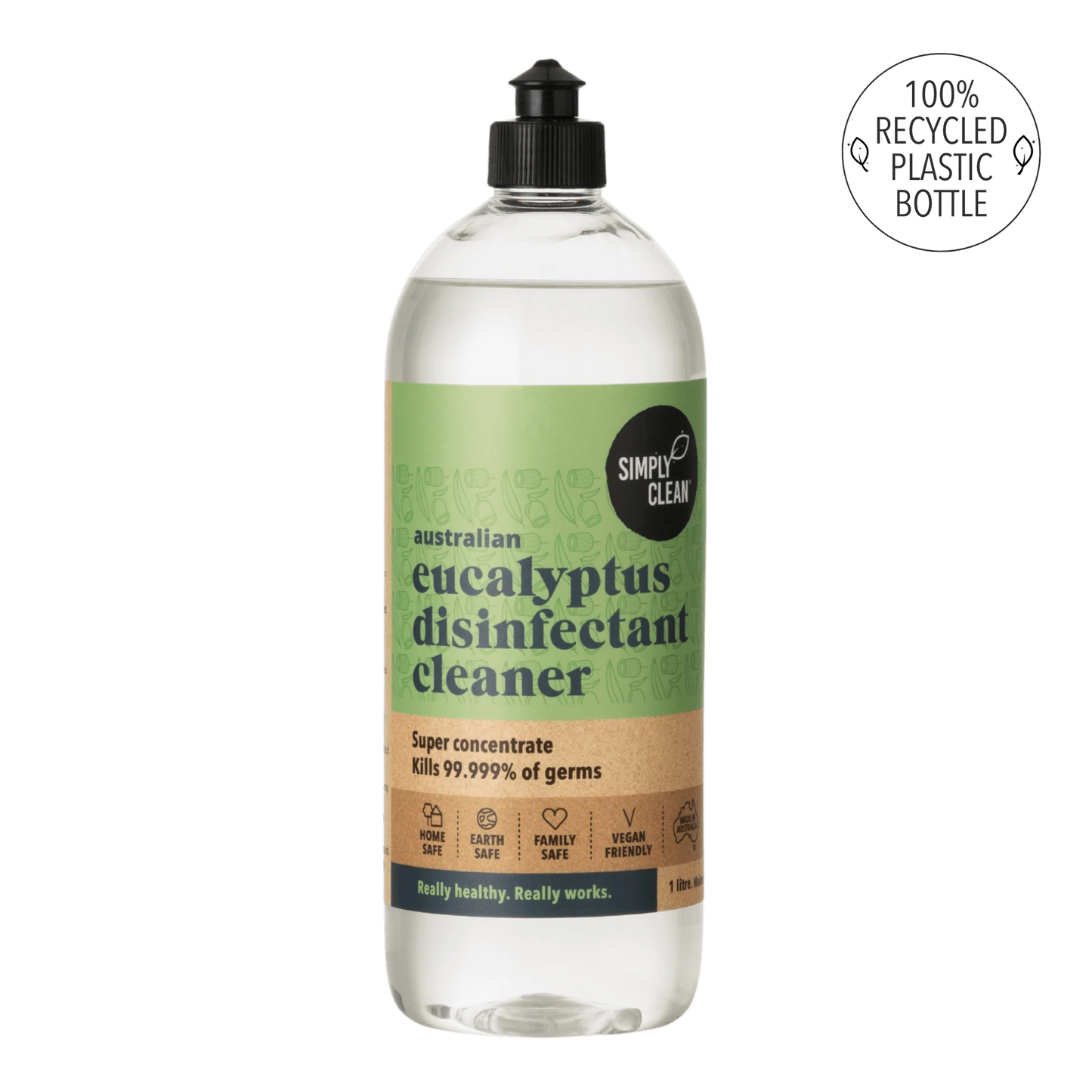 Simply Clean - Disinfectant Cleaner Eucalyptus 1lt