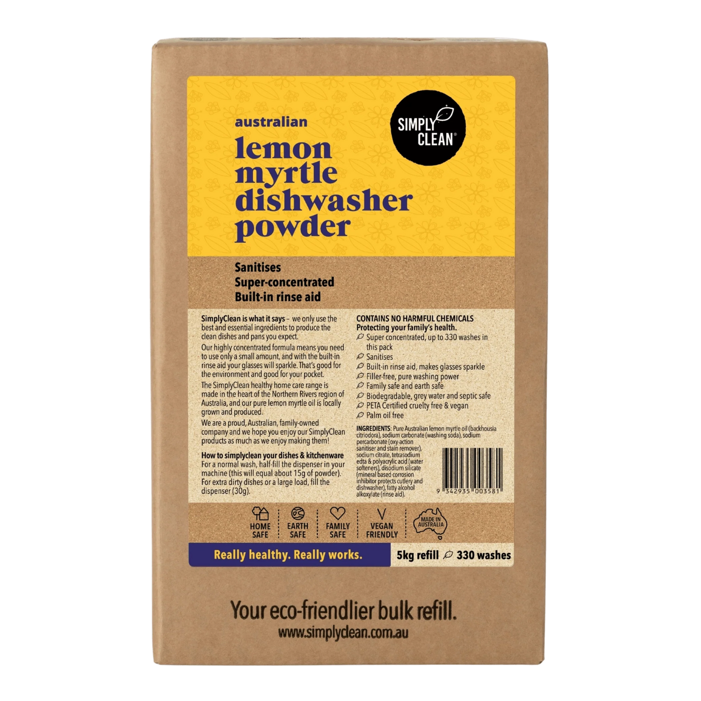 Simply Clean - Dishwasher Powder 5kg
