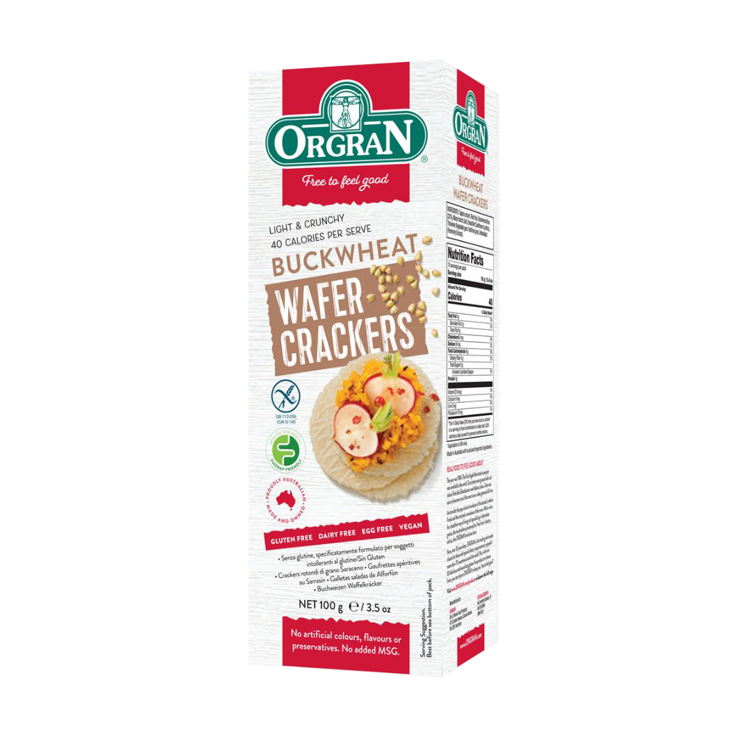 Orgran - Buckwheat Wafer Crackers 100g