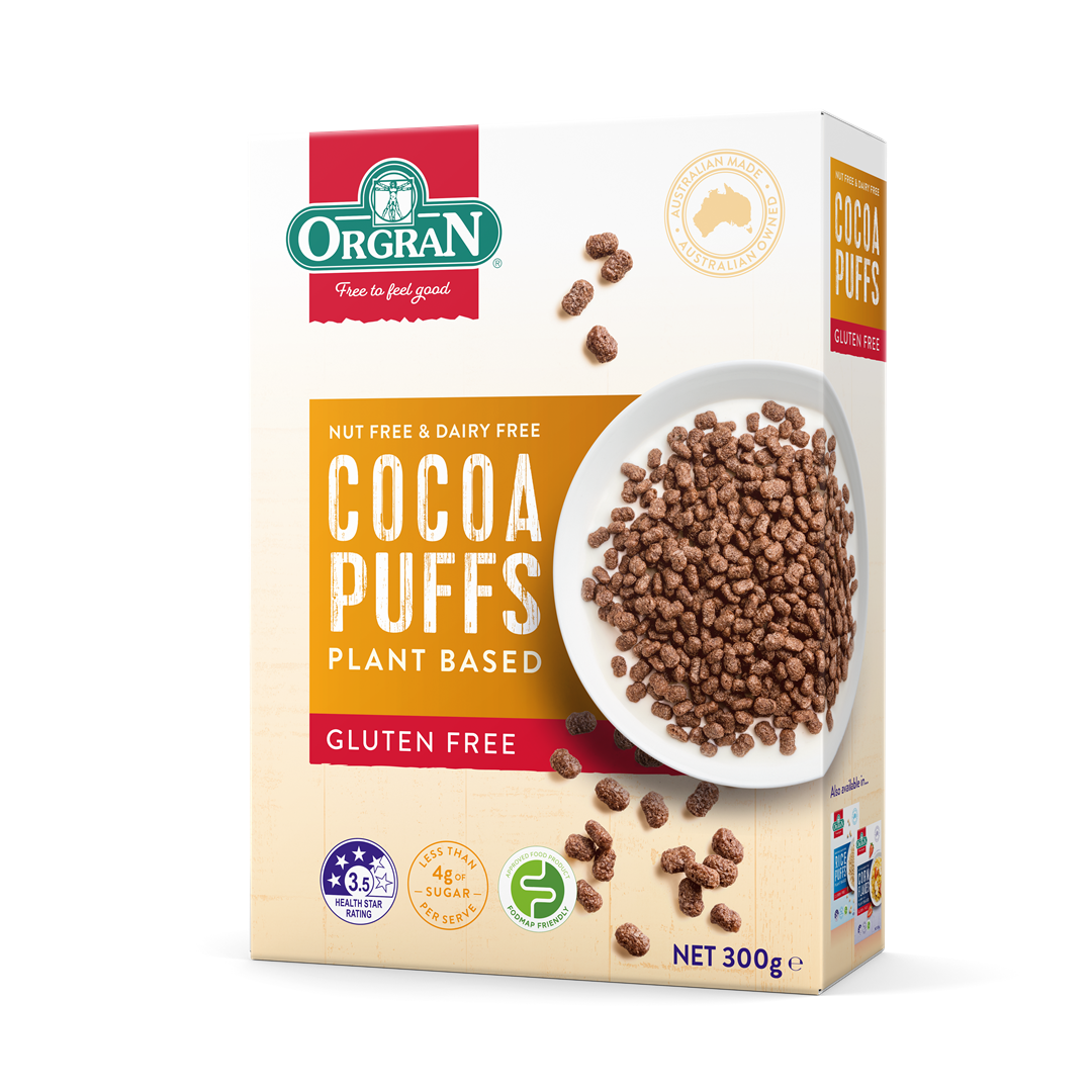Orgran - Cocoa Puffs 300g