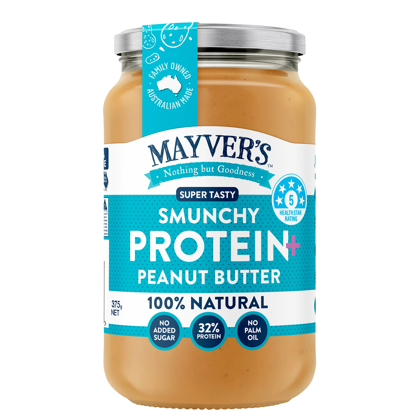 Mayver's - Protein Peanut Butter 375g