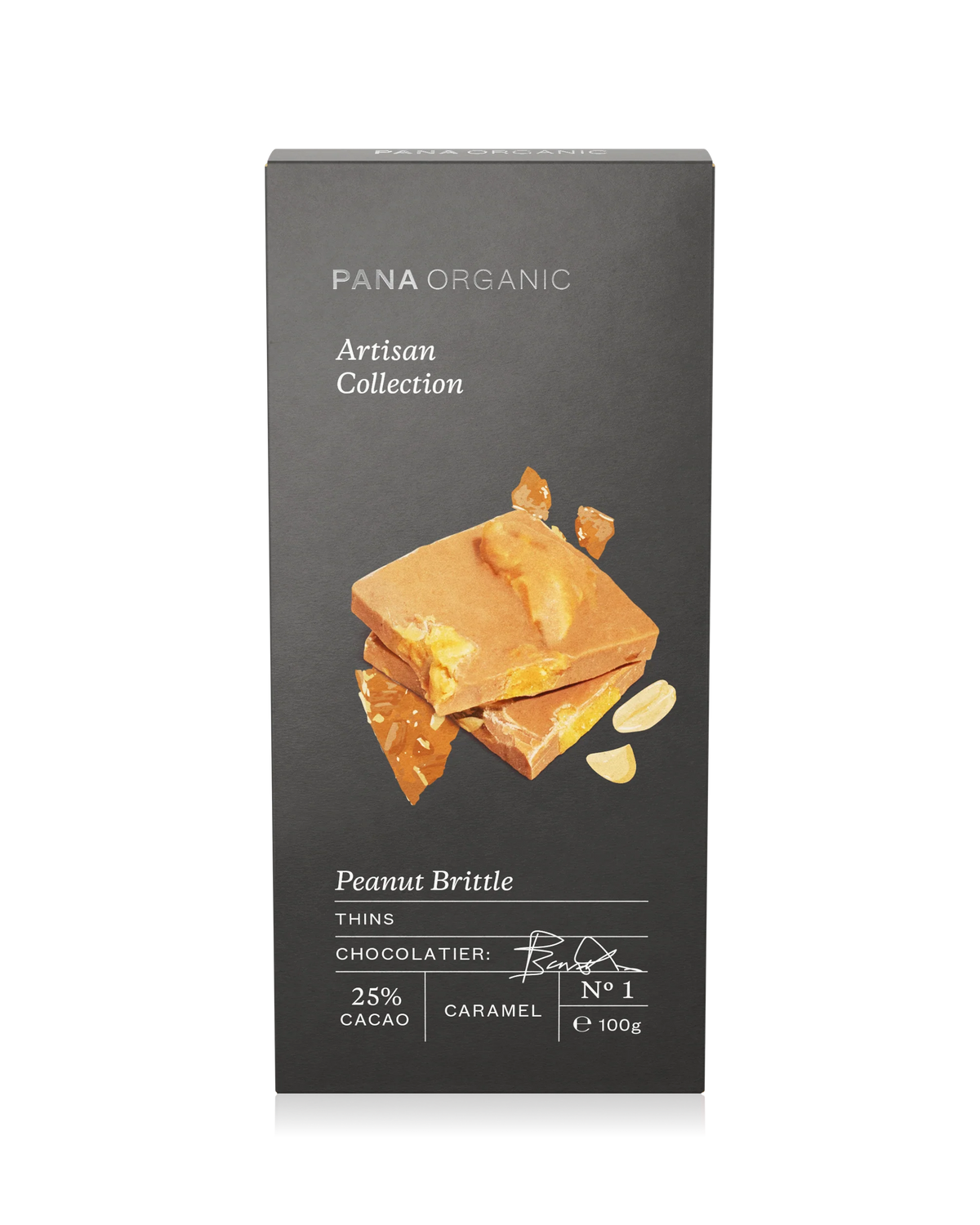 Pana Organic - Peanut Brittle Thin 100g