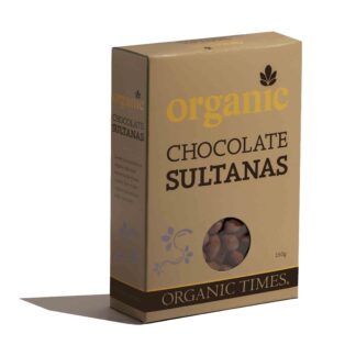 Organic Times - Chocolate Sultanas 150g