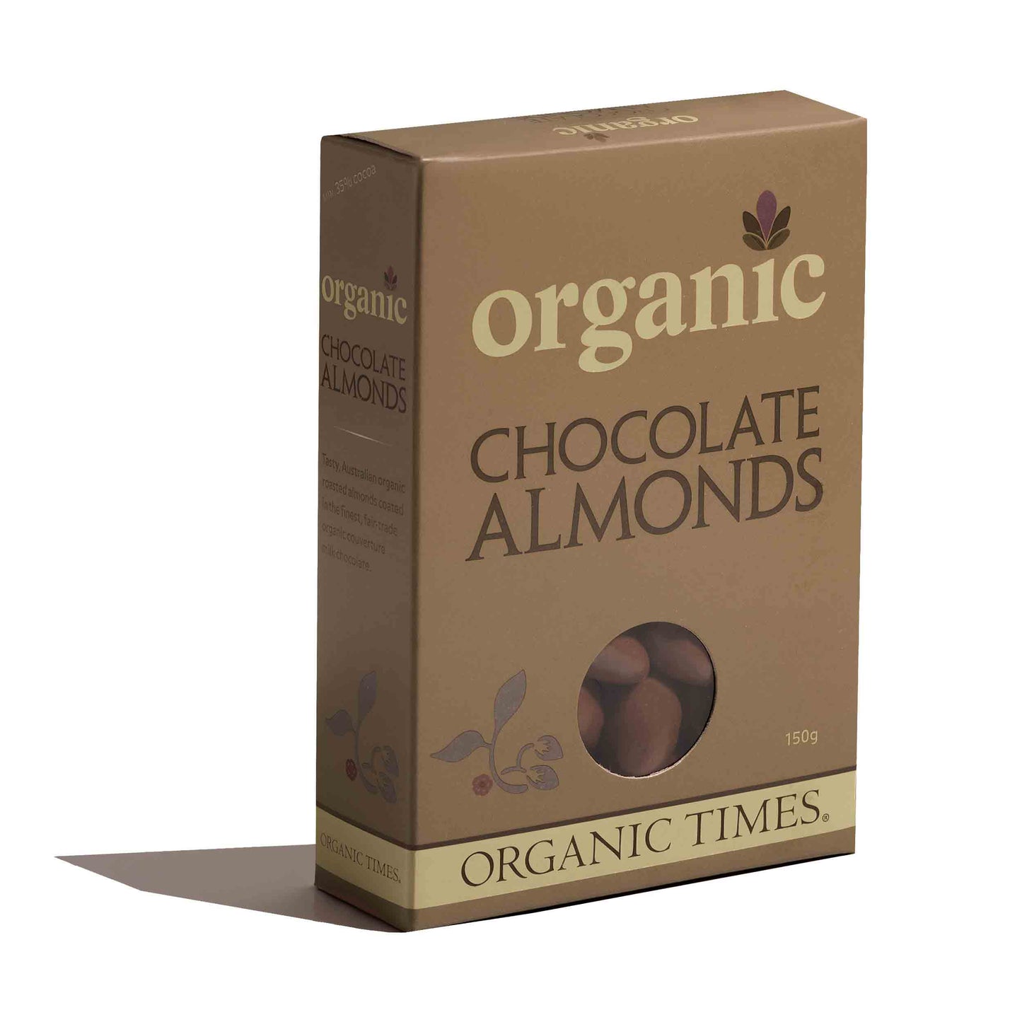 Organic Times - Milk Chocolate Almonds 150g