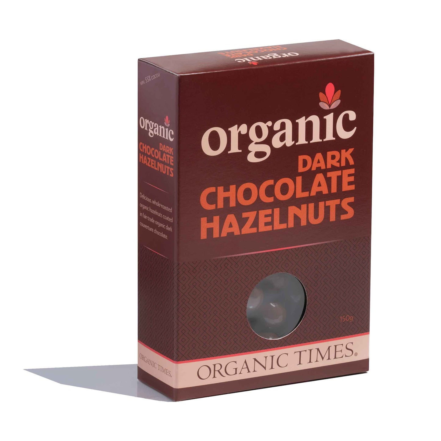 Organic Times - Dark Choc Hazelnuts 150g