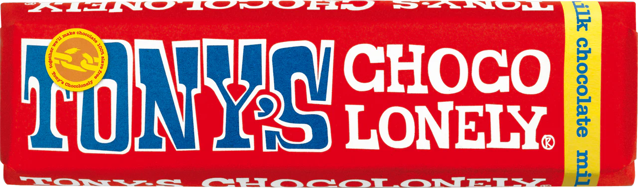 Tony's Chocolonely - Choco Lonely Milk Choc 50g