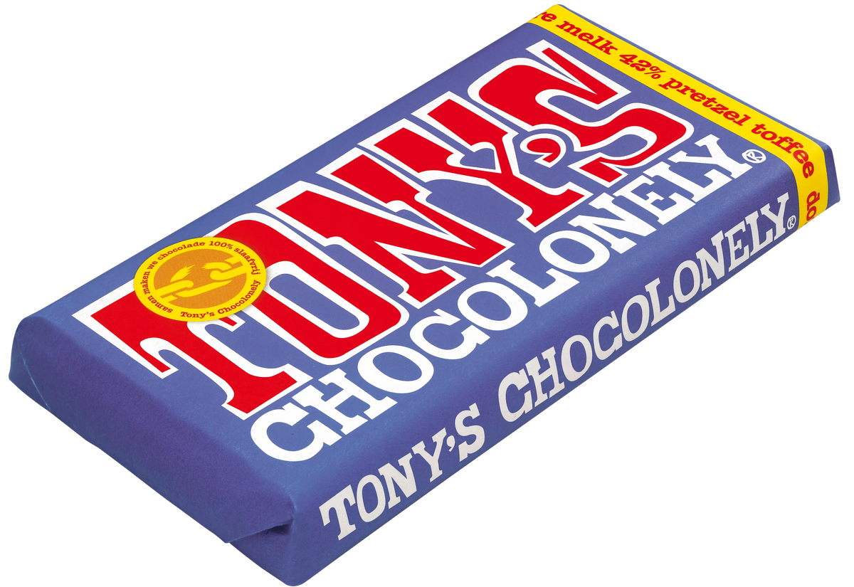Tony's Chocolonely - Dark Chocolate Pretzel Toffee