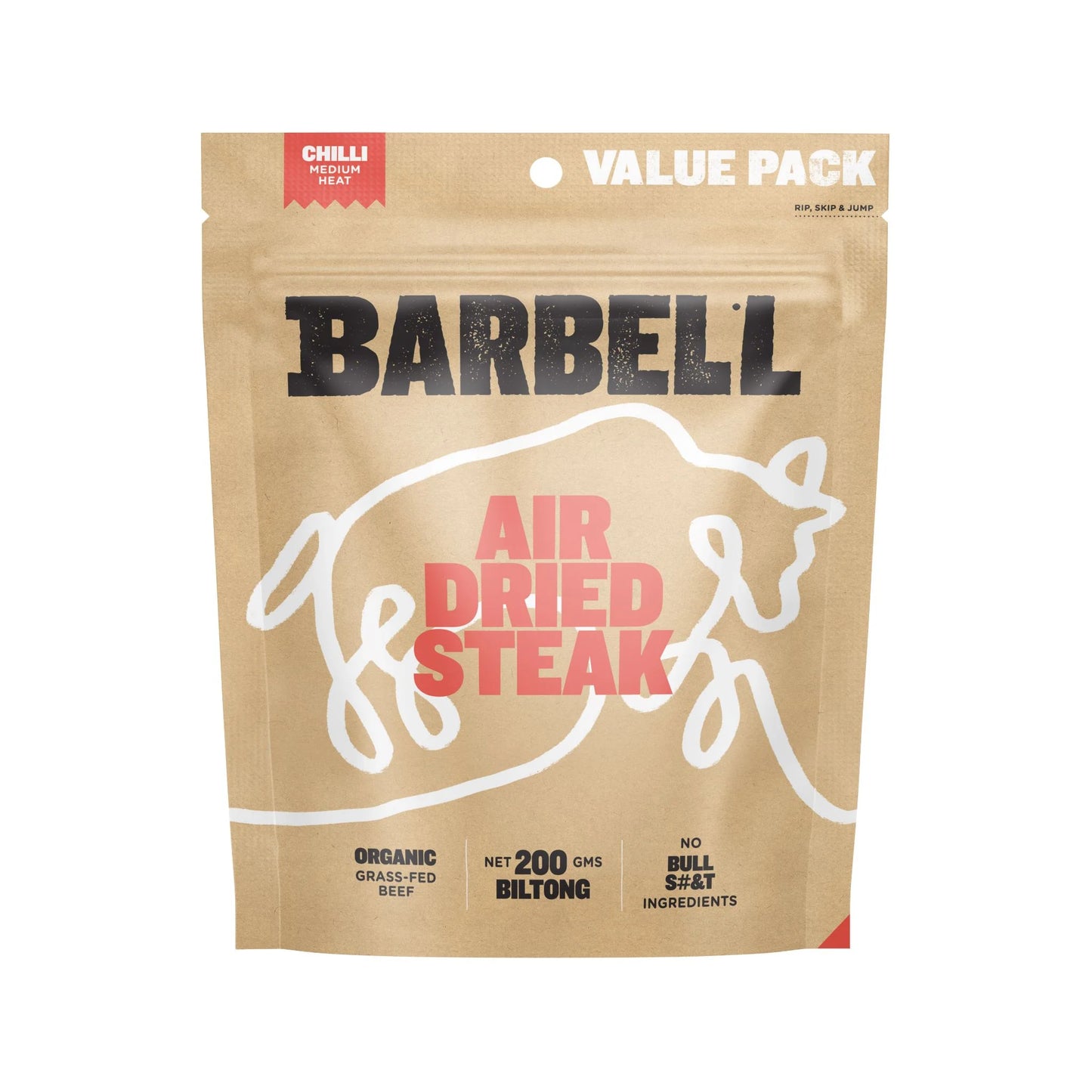 Barbell - Chilli Steak (jerky) 200g