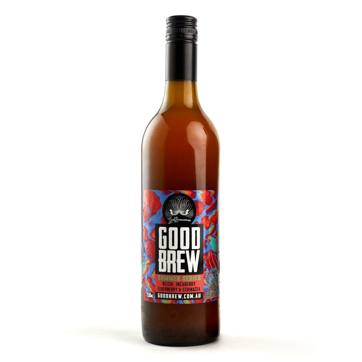 Good Brew - Kombucha Reishi Incaberry Elderberry Echinacea 750ml