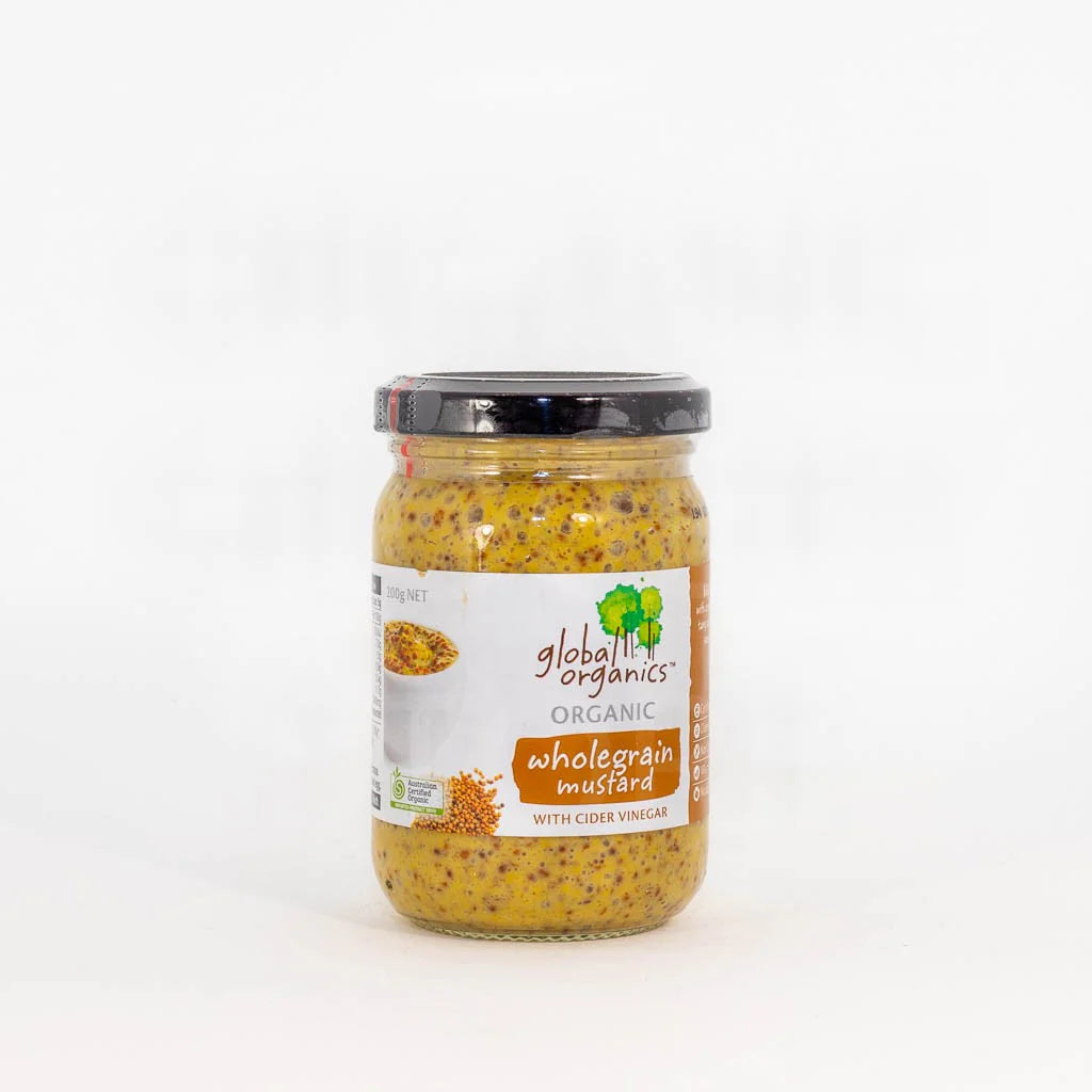 Global Organics - Wholegrain Mustard 180g