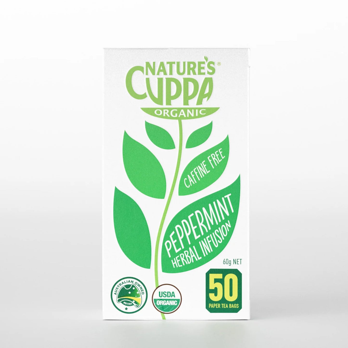 Nature's Cuppa - Peppermint Herbal Tea 50s