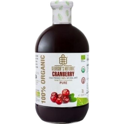 Georgia's Natural - Cranberry Juice Pure 1lt