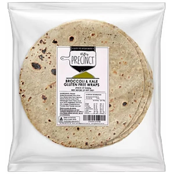 GF Precinct - Broccoli & Kale Wraps 4pack
