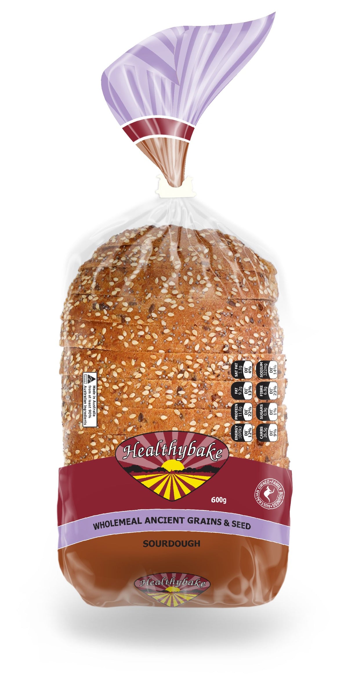 Healthybake - Wholemeal Ancient Grains Seeds 600g