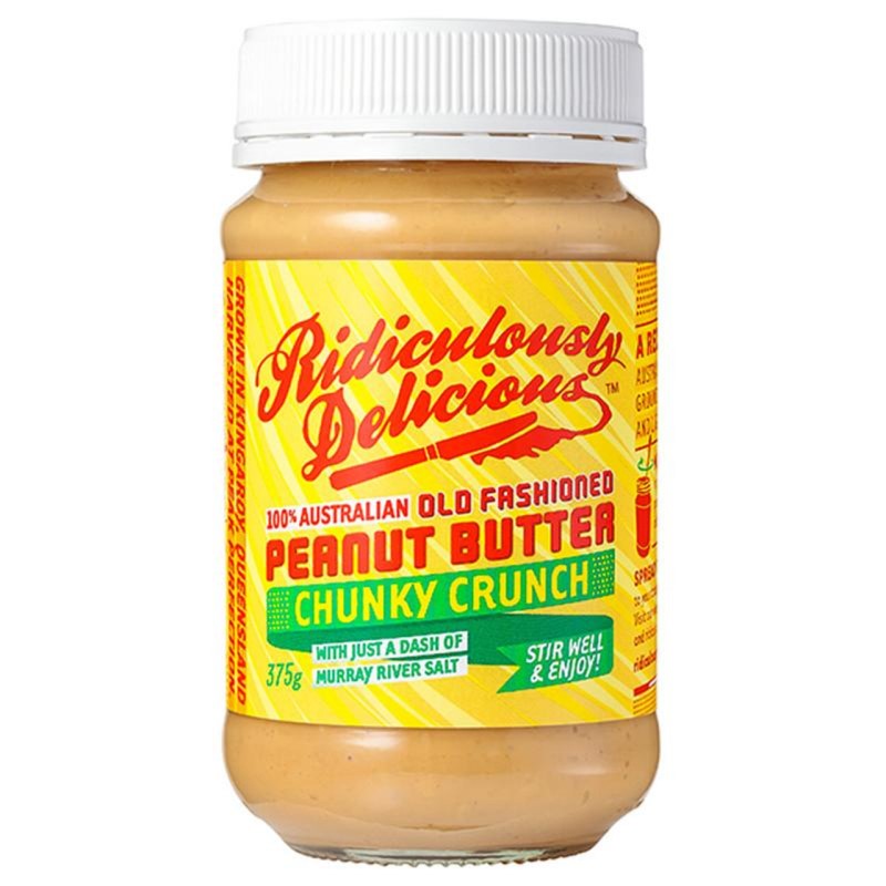 Ridiculously Delicious - Peanut Butter Crunchy 375g
