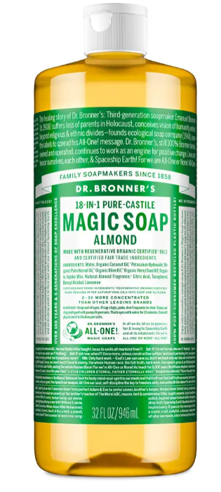 Dr Bronner's - Almond Castile Soap 946ml