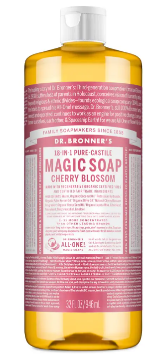 Dr Bronner's - Cherry Blossom Castile Soap 946ml