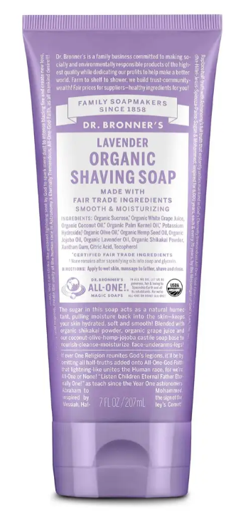 Dr Bronner's - Lavender Shaving Soap 207ml