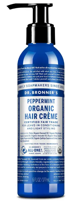 Dr Bronner's - Peppermint Hair Creme 177ml