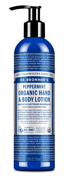 Dr Bronner's - Peppermint Lotion 237ml
