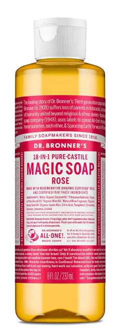 Dr Bronner's - Rose Castile Soap 237ml