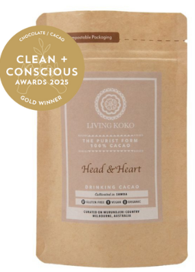 Living Koko - Drinking Cacao 100% - Head & Heart 100g