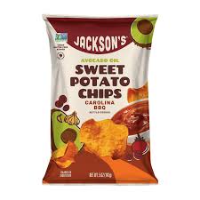 Jacksons - Sweet Potato Chips Bbq 142g