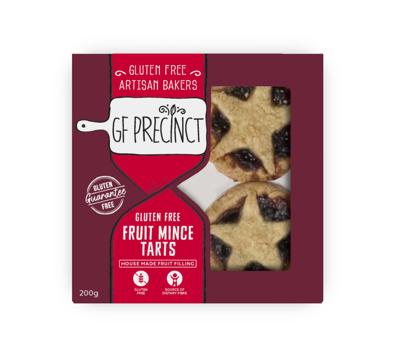 GF Precinct - Fruit Mince Tart pack of 4 200g